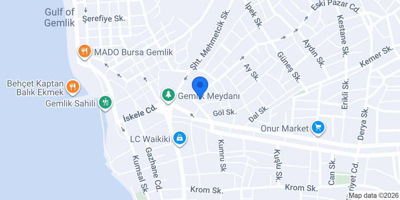 Gül Hasar Gemlik İlçe Koordinatörlüğü konumu