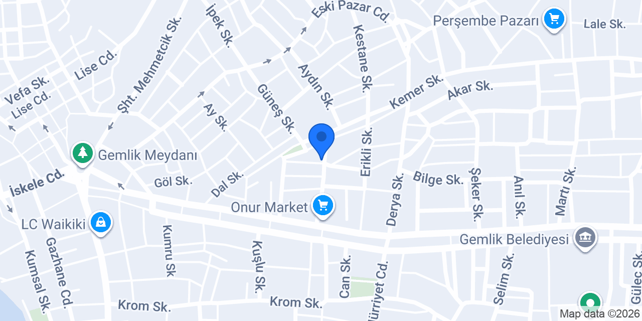 Gemlik Çatı konumu