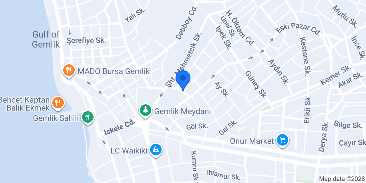 Simpaş Sigorta Gemlik Şubesi konumu