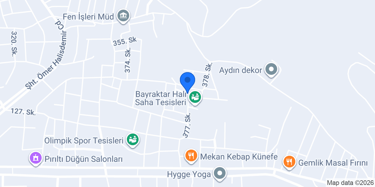 Gemlik Amca otopark konumu