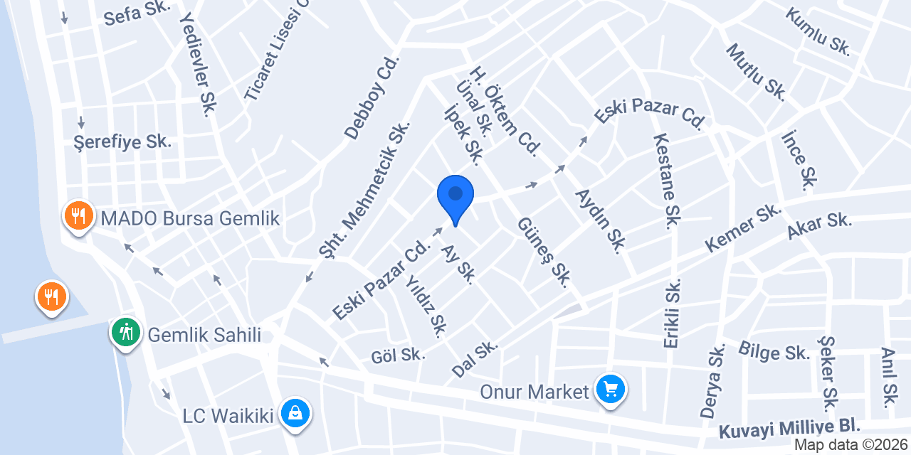 EreNur Çiçekçilik konumu