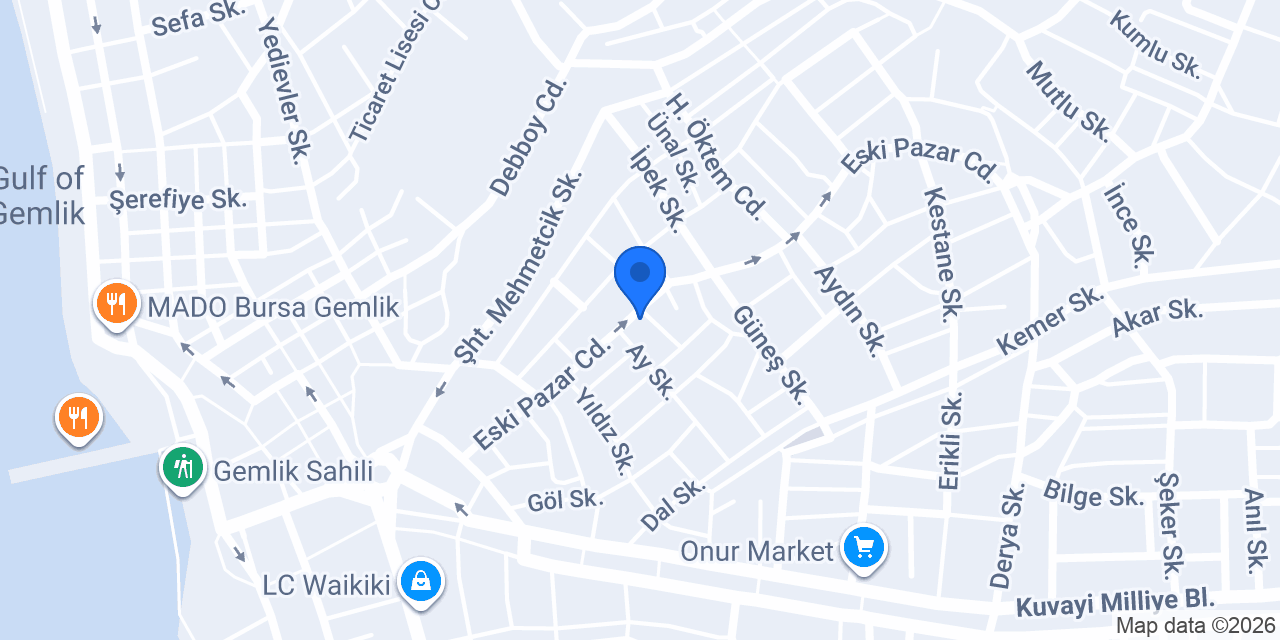 Gemlik Çilingir konumu