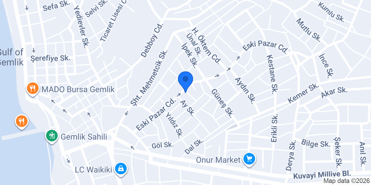 B&B Mimarlık konumu