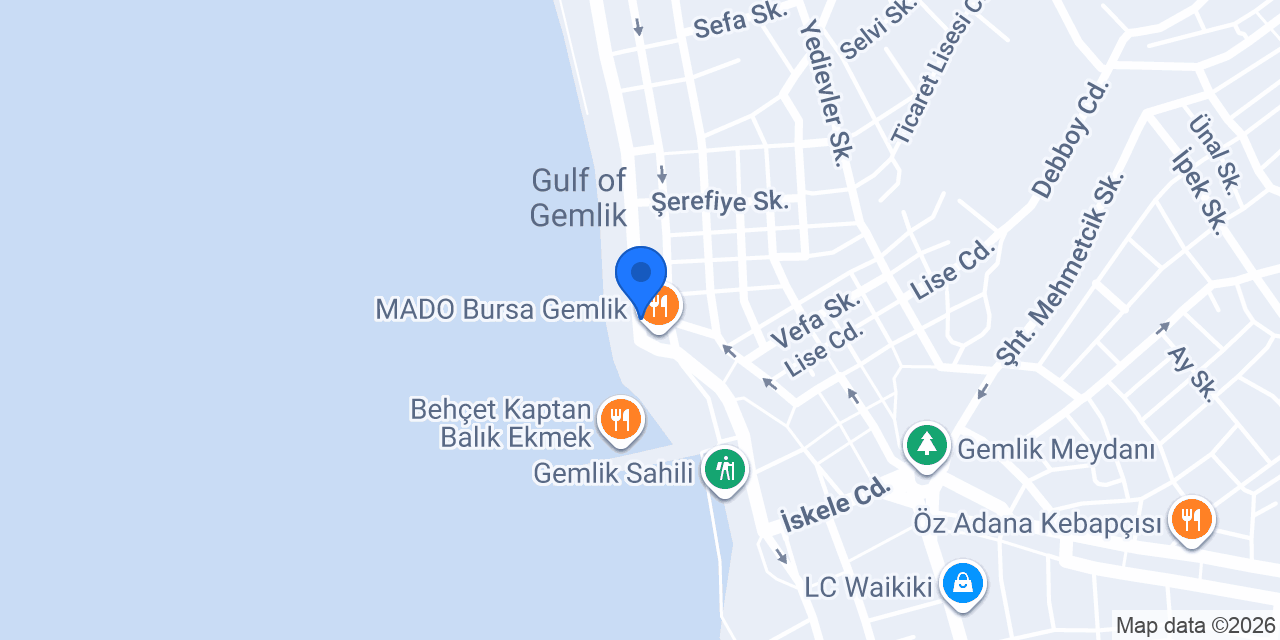 Gemlik Deniz Kuaför konumu