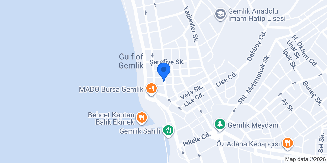 Körfez Veteriner Kliniği konumu