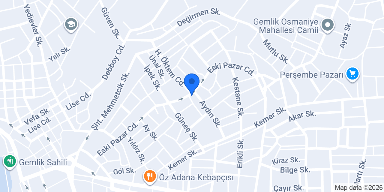 Hazal Market konumu