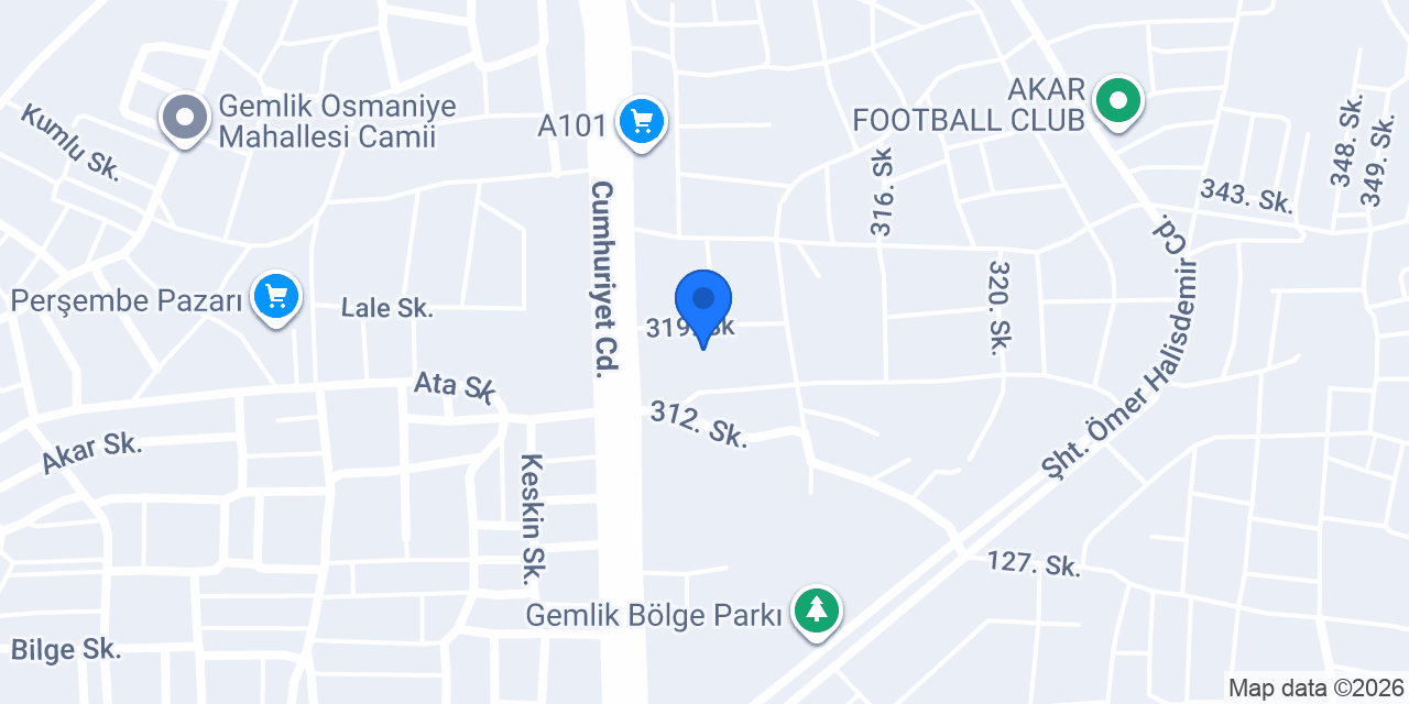 Vestel Yetkili Servisi - Gemlik - Ege Teknik konumu