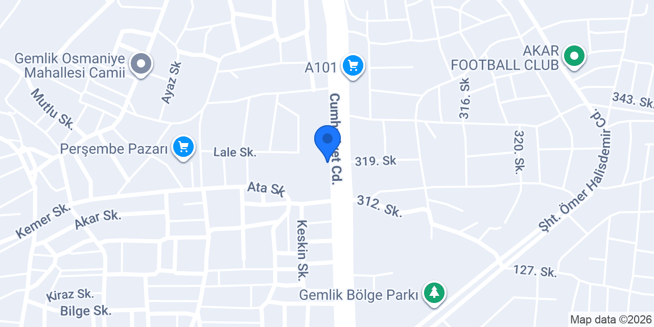 AK YEMEK SANAYİ konumu