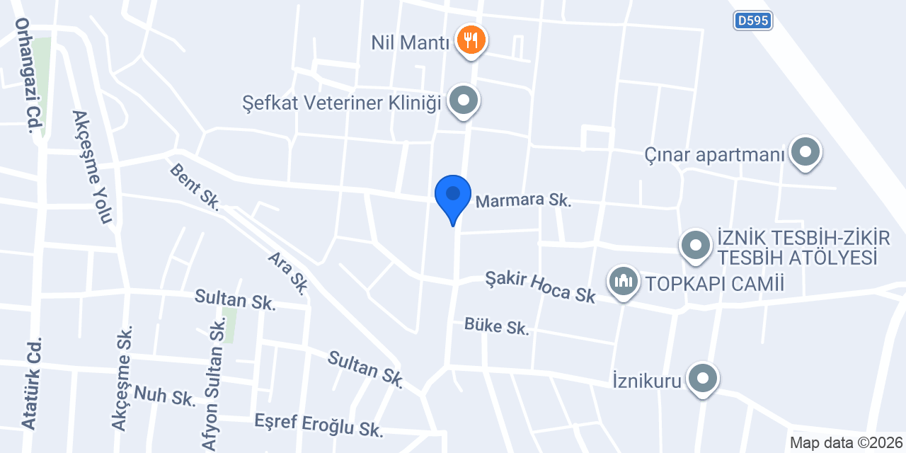 İznik Sabit Elektrik konumu