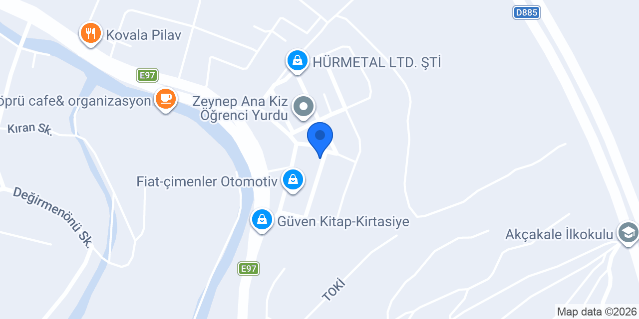 MEGA OTOGAZ A.Ş konumu