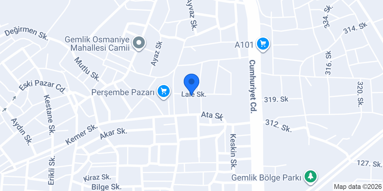 Lale - Kemal Kılıç Ortaokulu konumu
