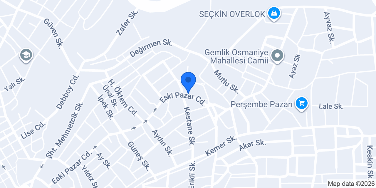 Gemlik Dsn Teknik konumu