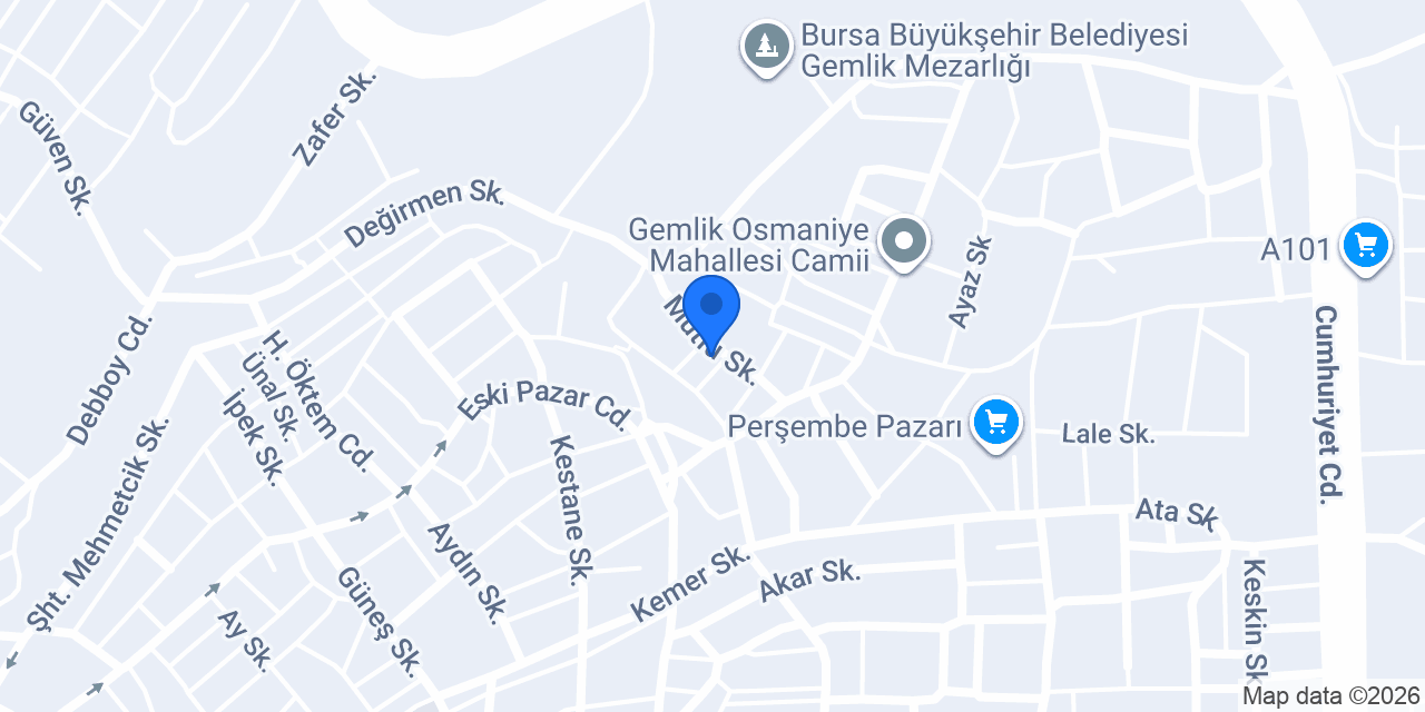 A'dan Z'ye Mermer konumu