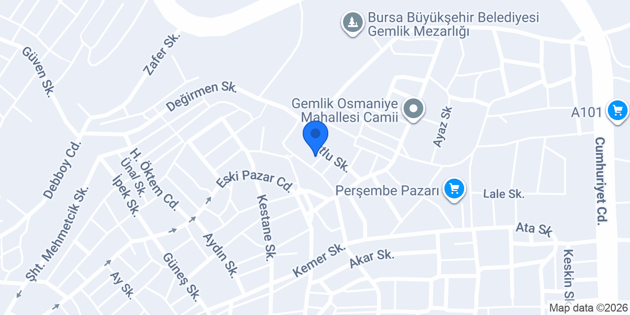Yatgın Garage konumu