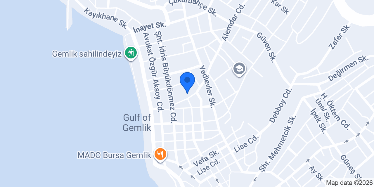 Gemlik Web Tasarım - 3nDizayn konumu
