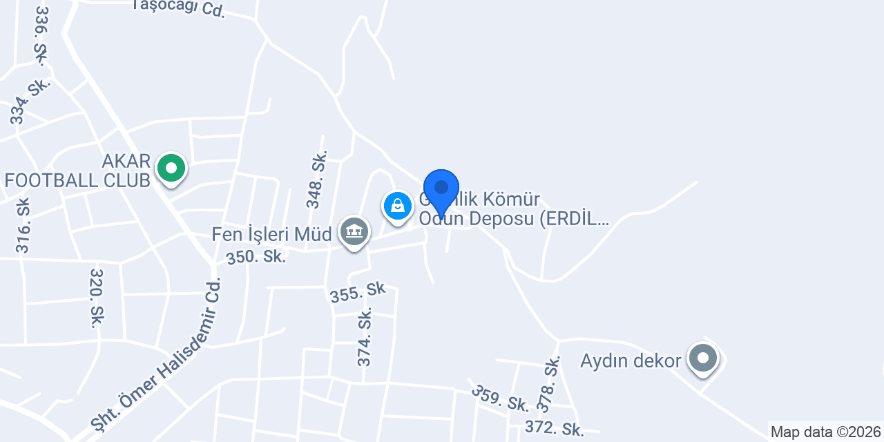 Sami Kaynak Odun-Kömür Deposu konumu