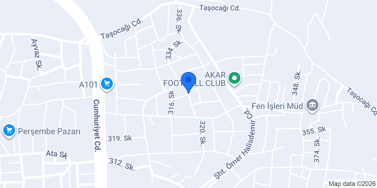 Gemlik Yapı Dekarasyon konumu
