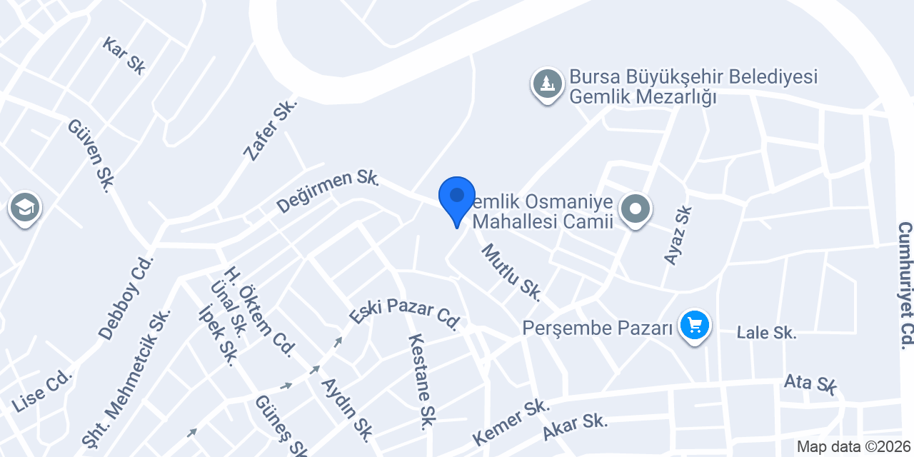 Gemlik Hisar Teknik konumu