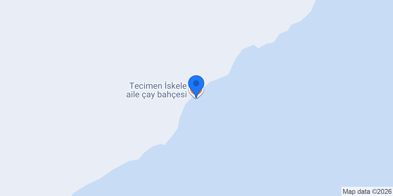 Tecimen İskele aile çay bahçesi konumu