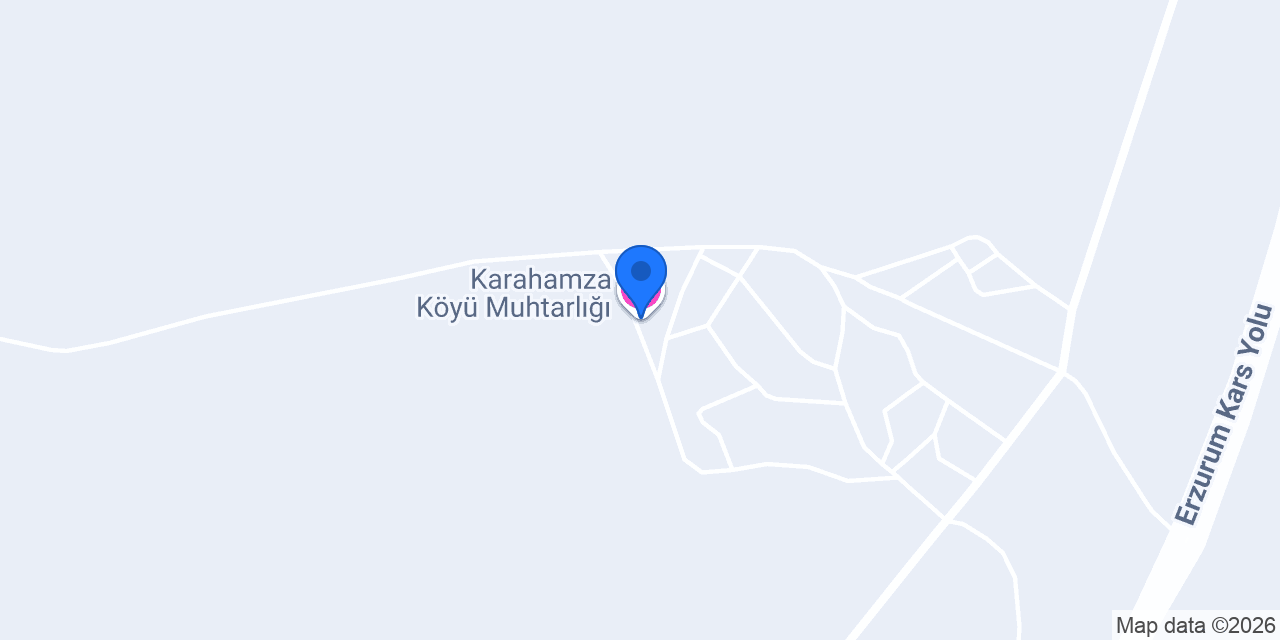 Karahamza Köyü Muhtarlığı konumu