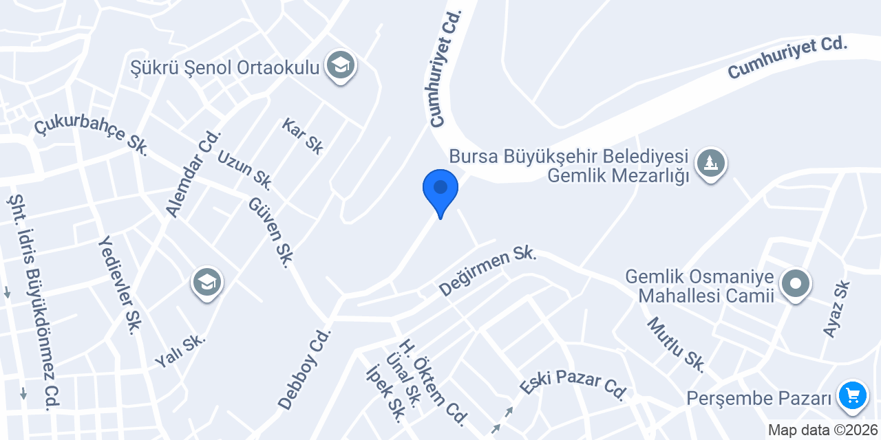 Gemlik Masallar Diyarı Anaokulu konumu