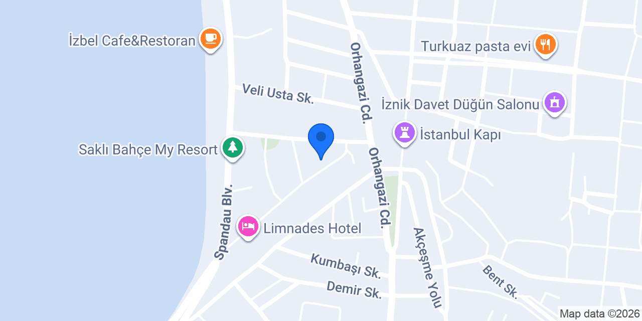 Emel Çatak Çini Atölyesi konumu
