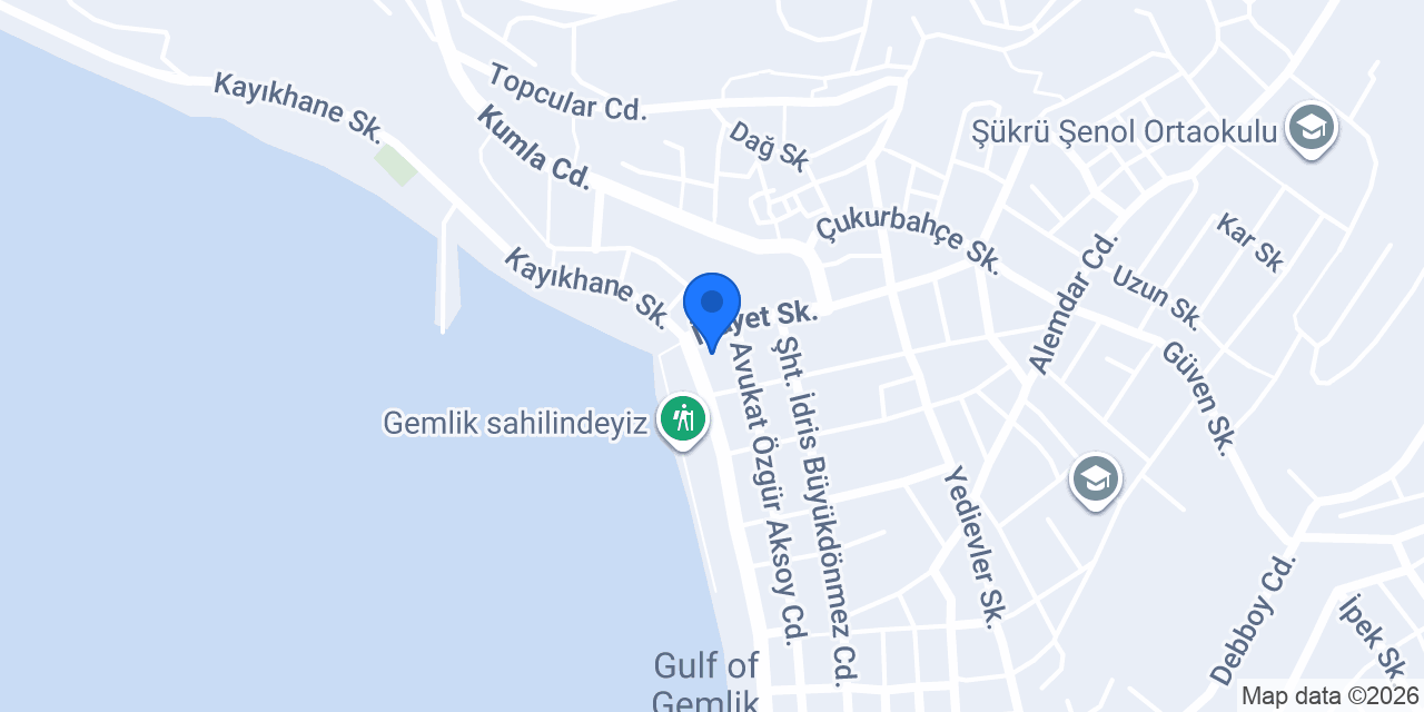Denizden Su Ürünleri konumu