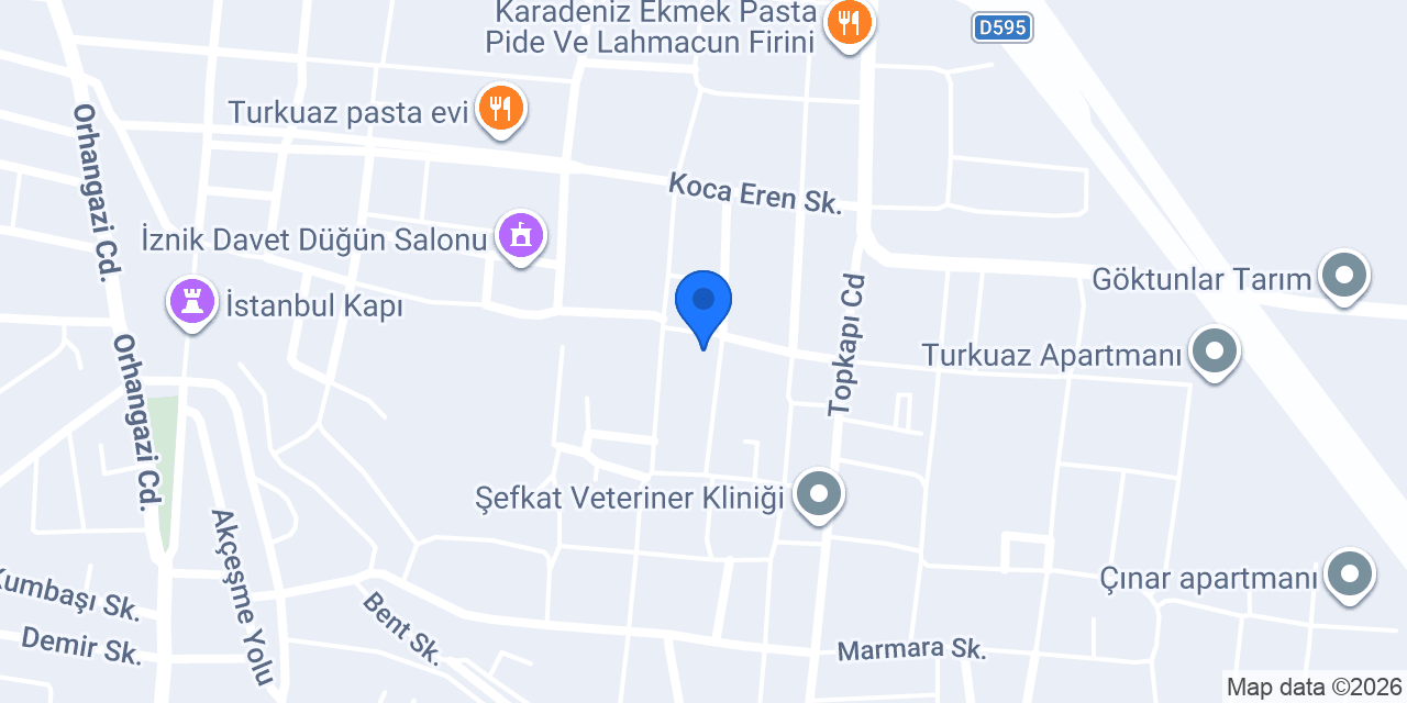 İznik Köse Yapı - Fıratpen Bayi konumu