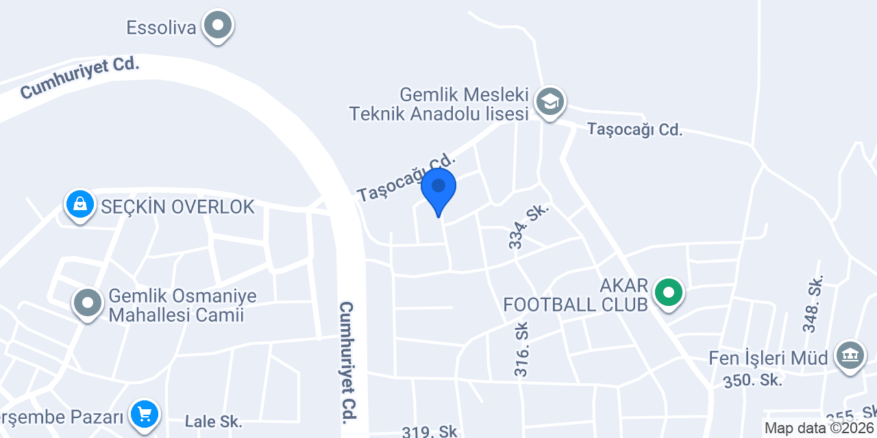 Halis Otomotiv konumu