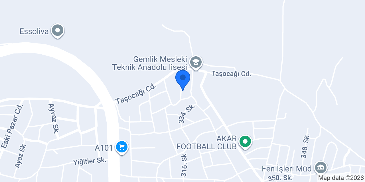 Kızılaltun Hafriyat Gemlik konumu