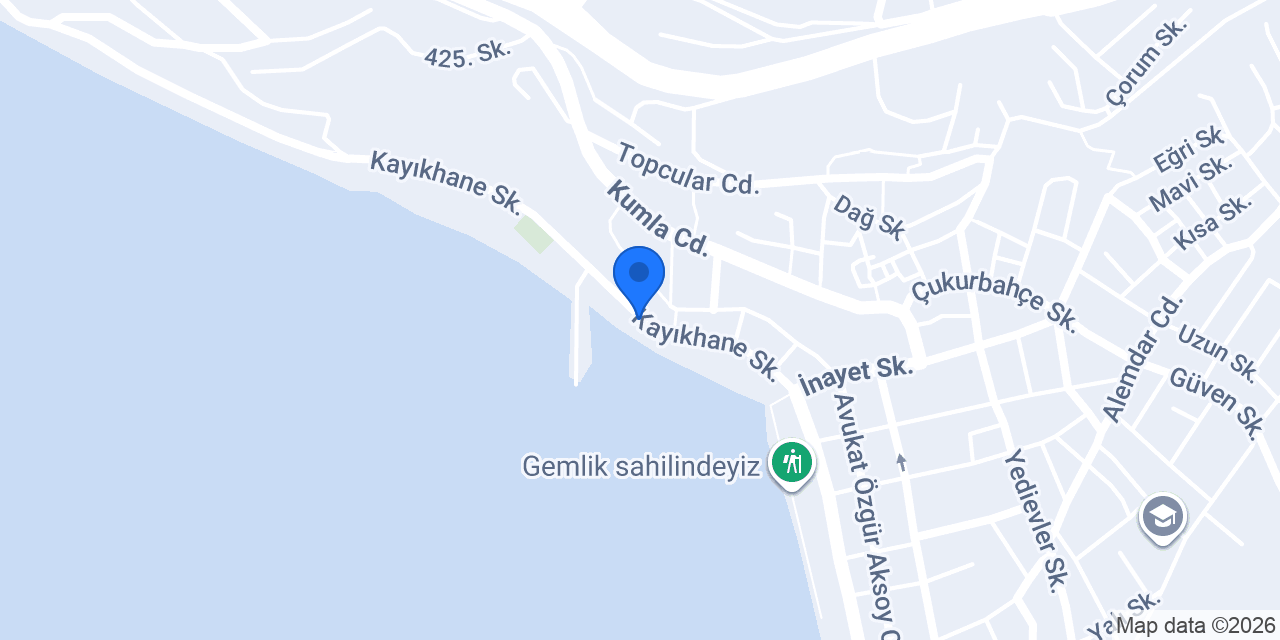 Gemlik Seç Market konumu