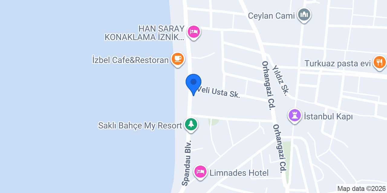 İznik İlçe Milli Eğitim Müdürlüğü konumu