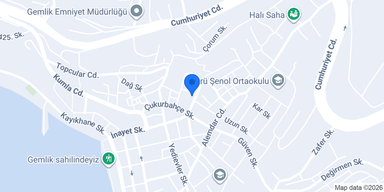 Üçel Pastanesi konumu