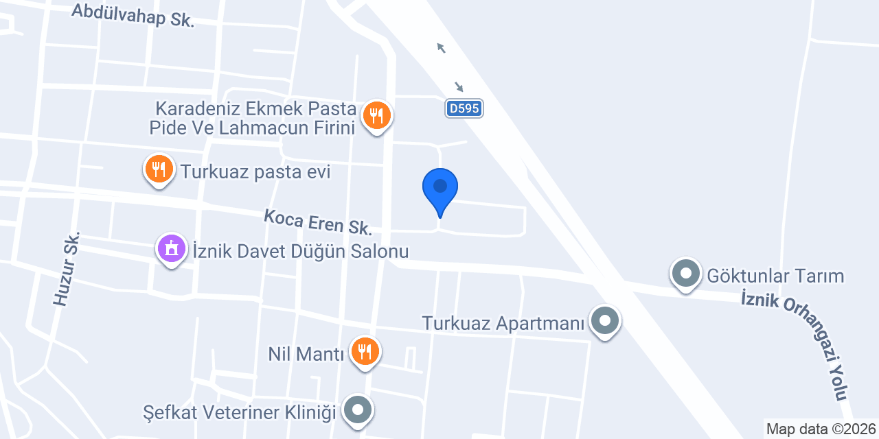 İznik Hacamat konumu