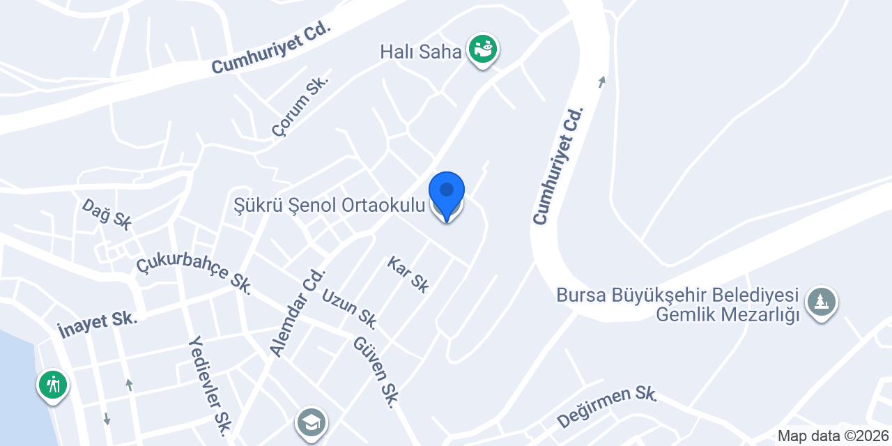 Şükrü Şenol Ortaokulu konumu