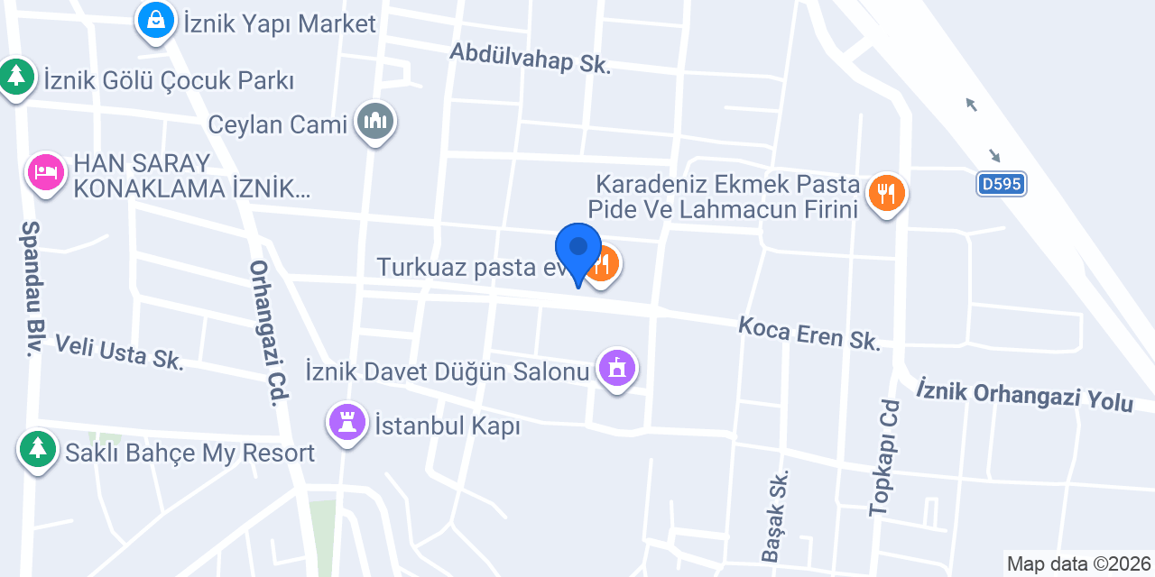 OSES İZNİK konumu