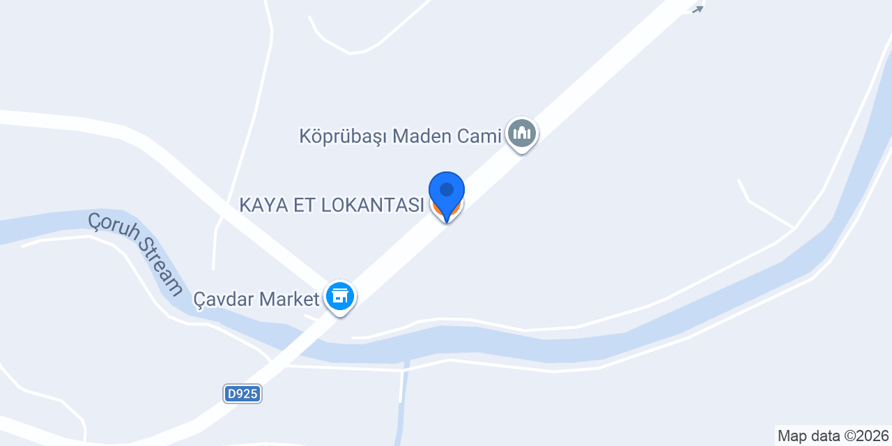 KAYA ET LOKANTASI konumu