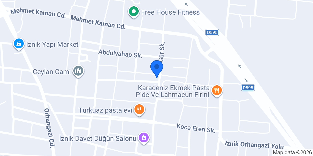 İznik Halı Yıkama konumu