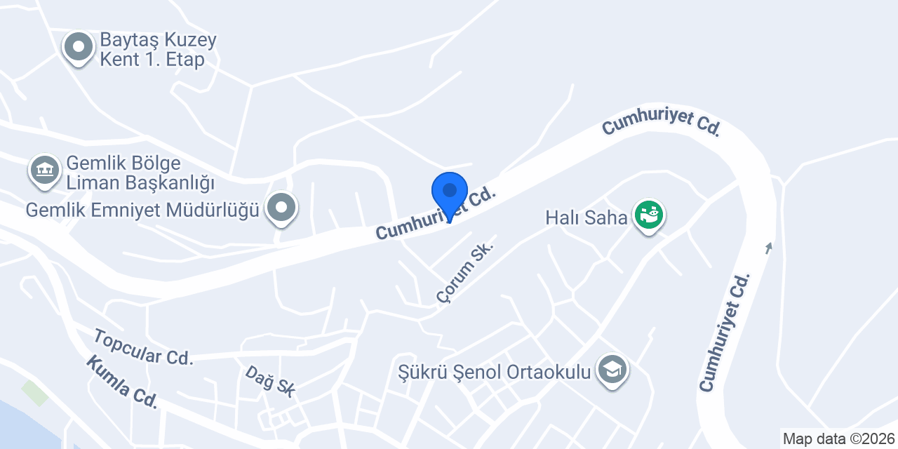 Berçin Lastik konumu