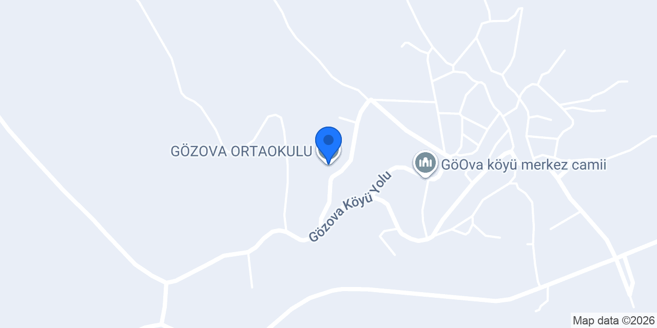 GÖZOVA ORTAOKULU konumu