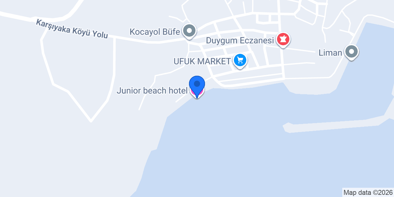 Junior beach hotel konumu
