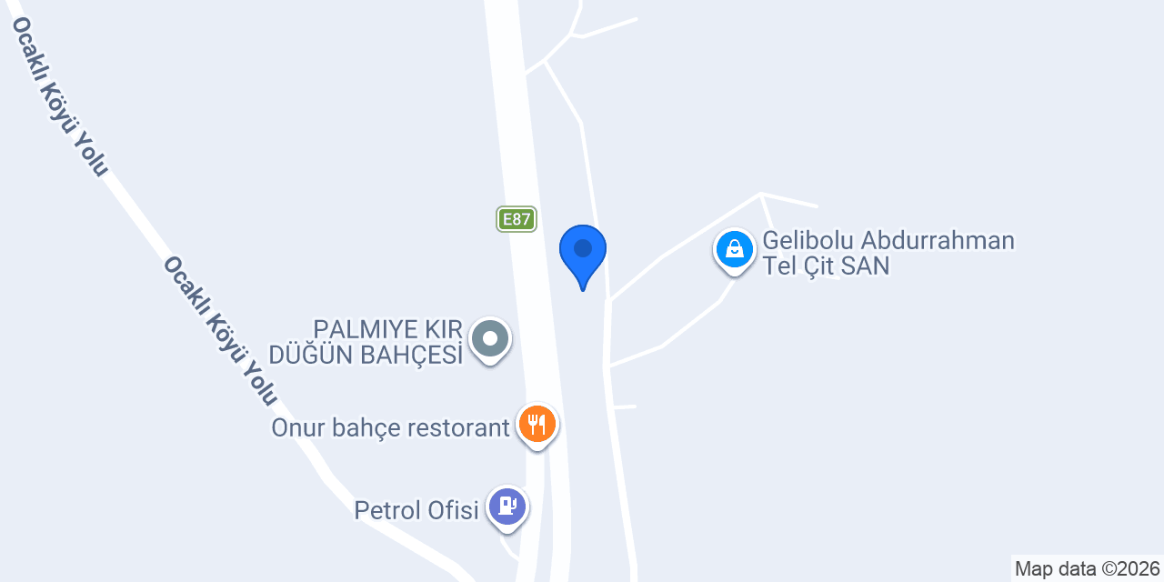 Gelibolu Tel Çit & Prefabrik Yapı konumu