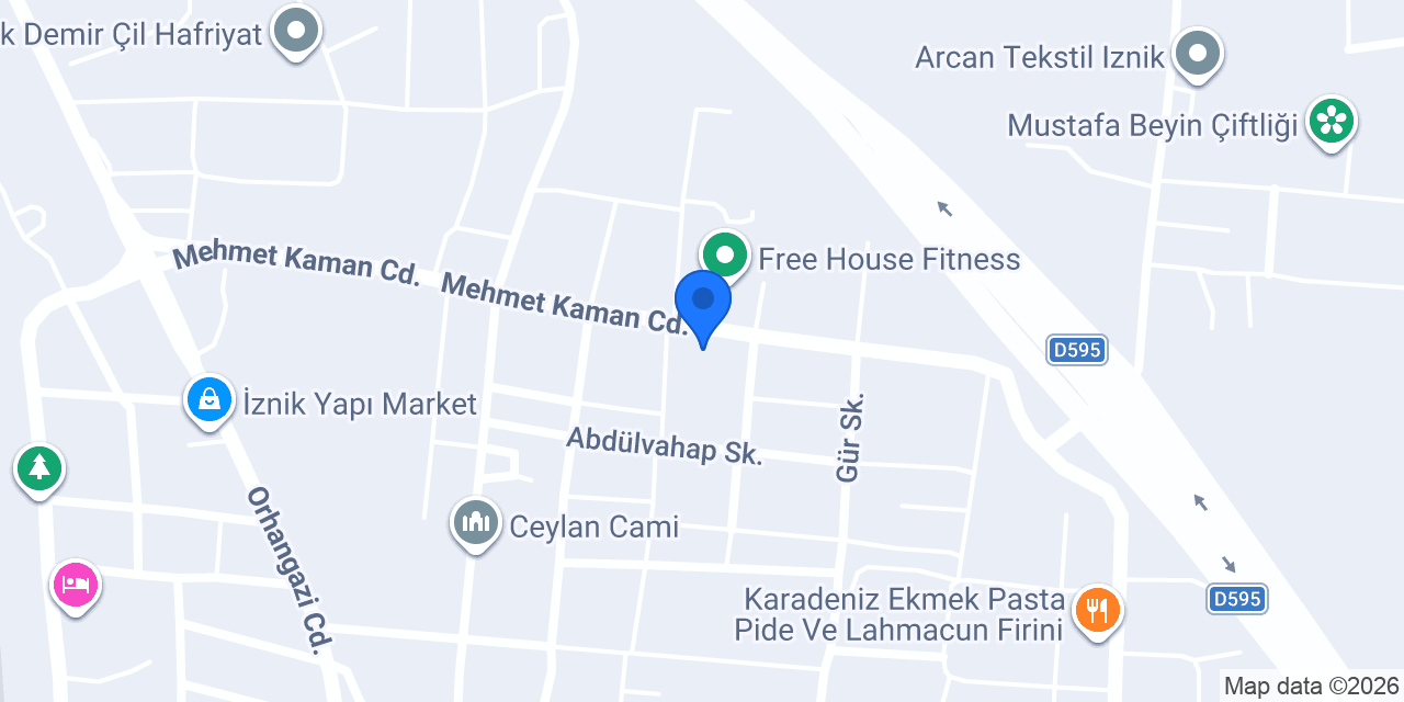 Güneş Mobilya konumu