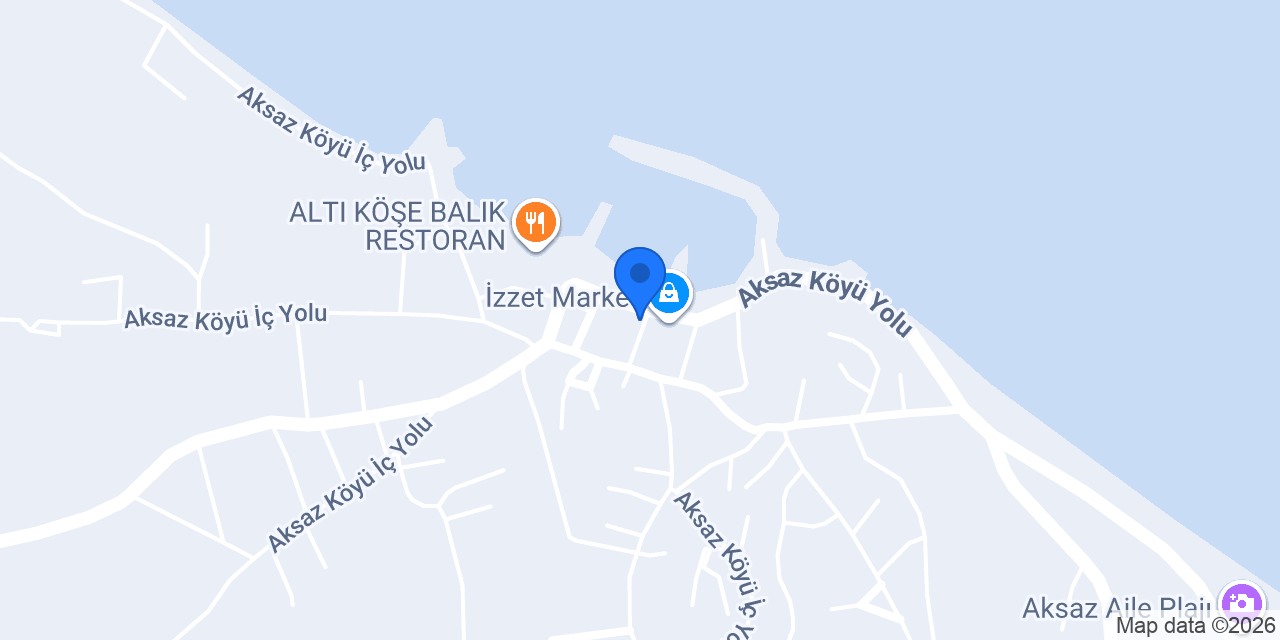 Aksaz balık restaurant konumu