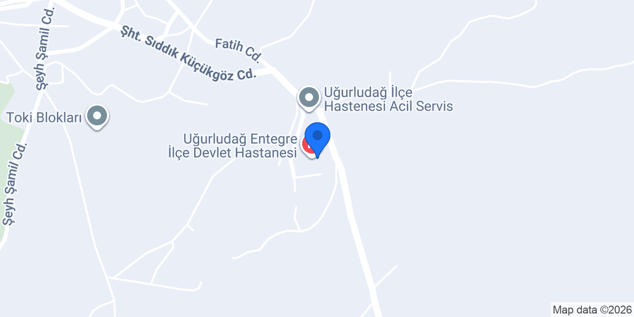 Uğurludağ Aile Sağlık Merkezi konumu
