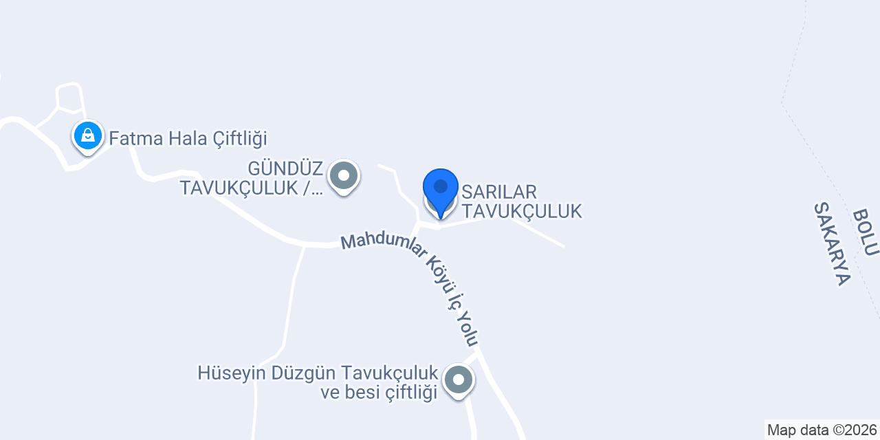 SARILAR TAVUKÇULUK konumu