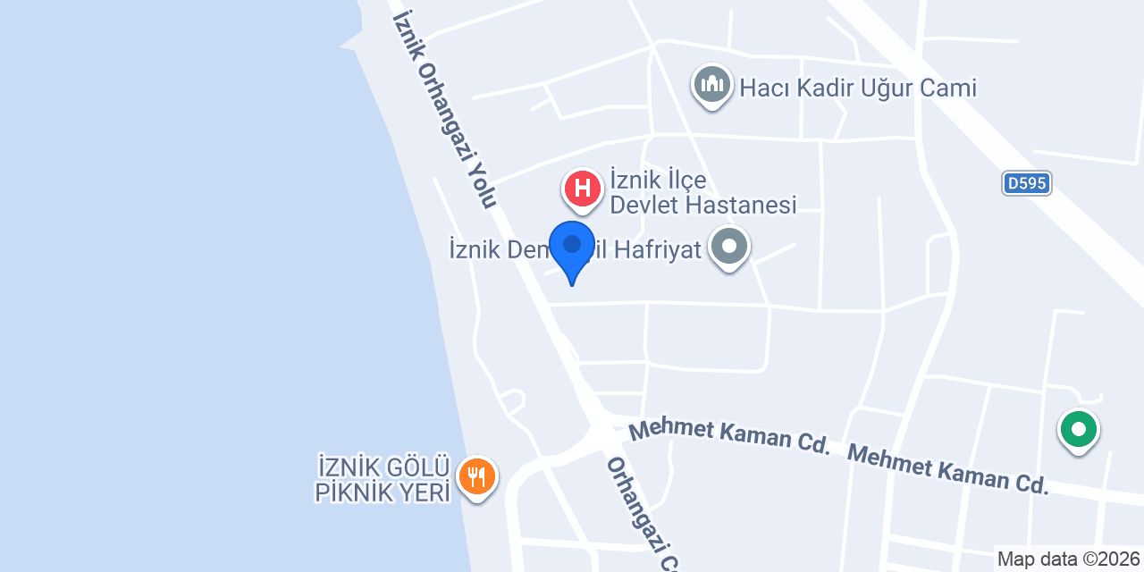İznik İlçe Tarım ve Orman Müdürlüğü konumu