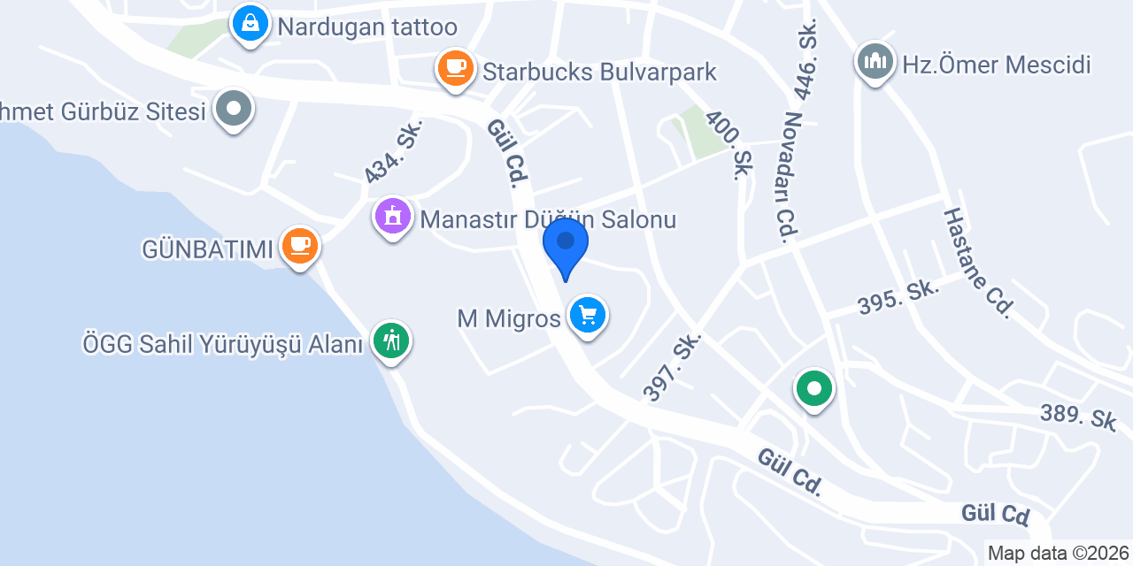 Komagene Manastır konumu