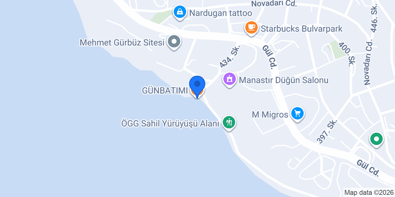 GÜNBATIMI konumu