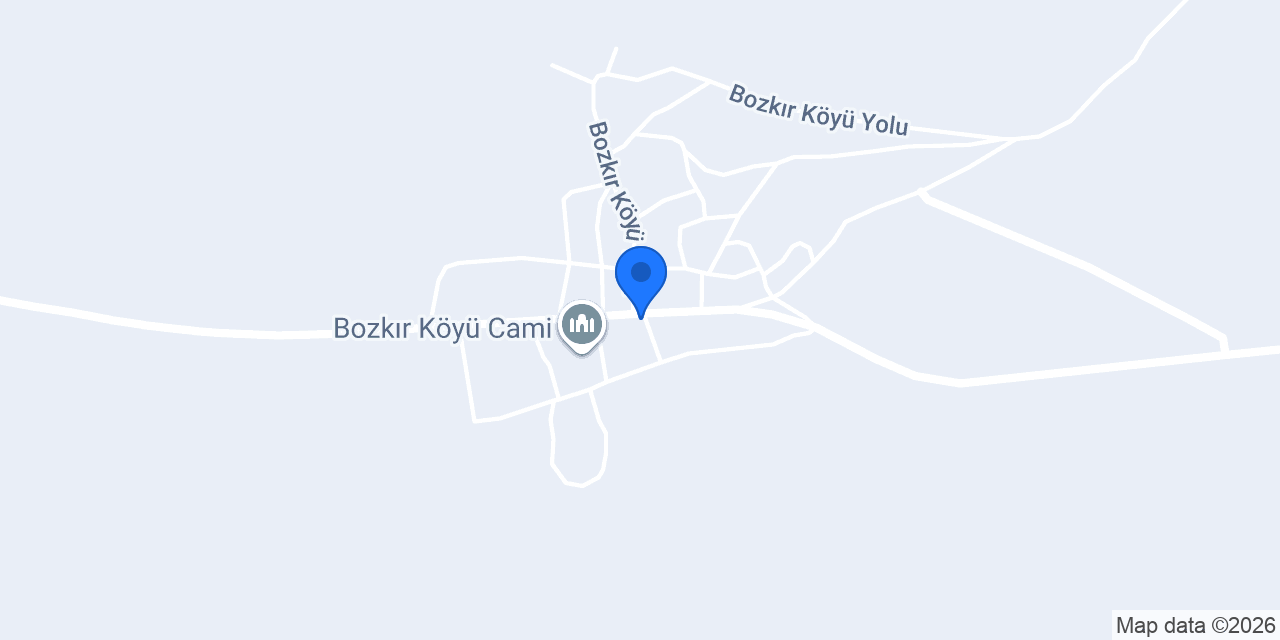 Bozkır Köyü Muhtarlığı konumu